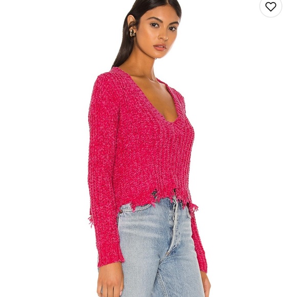 Superdown // Revolve Distressed Sweater NWT - Picture 2 of 8